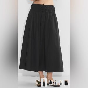 Aritzia Wilfred Vetiver Poplin Skirt
